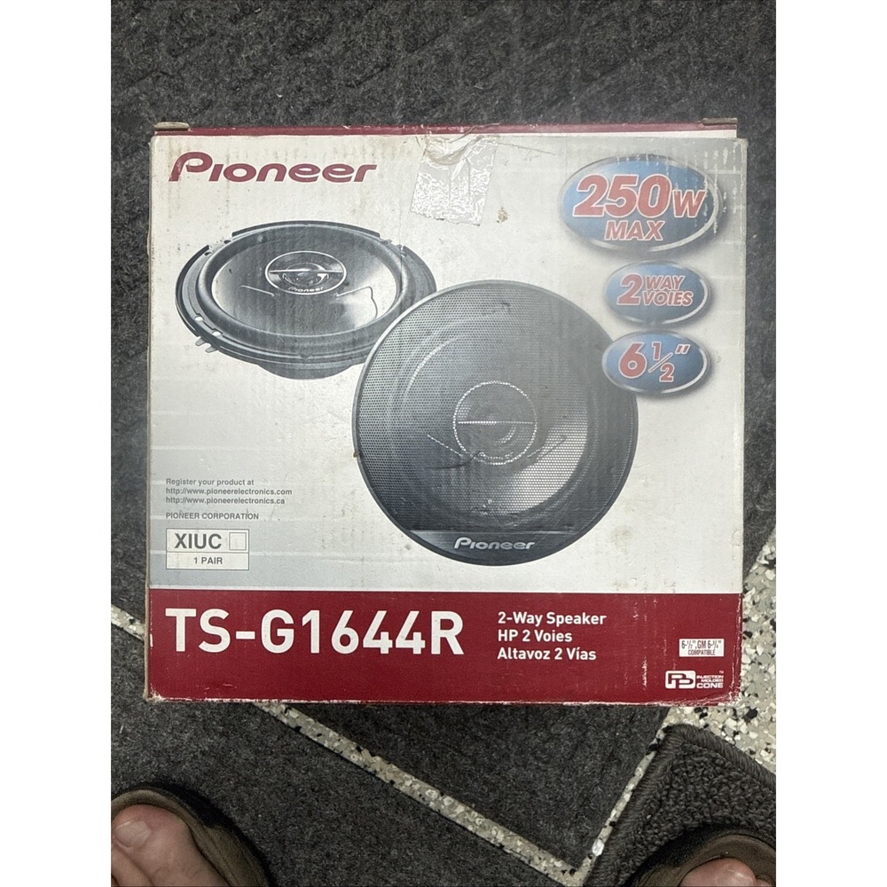 Pioneer TS-G1644R 2-Way 6.5in. Car Speakers System New In Box Nice 2 Speakers